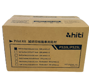 HITI P525L  포토용지미디어 인화지4X6사이즈1000매